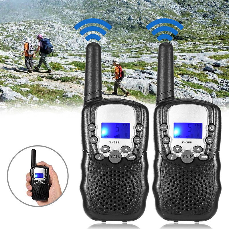 2PCS 3KM Range Multi Channels Walkie Talkies 2 way Radio