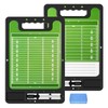 Pure Vie Premium Double-Sided Football Coaching Board Rugby Tactics Clipboard