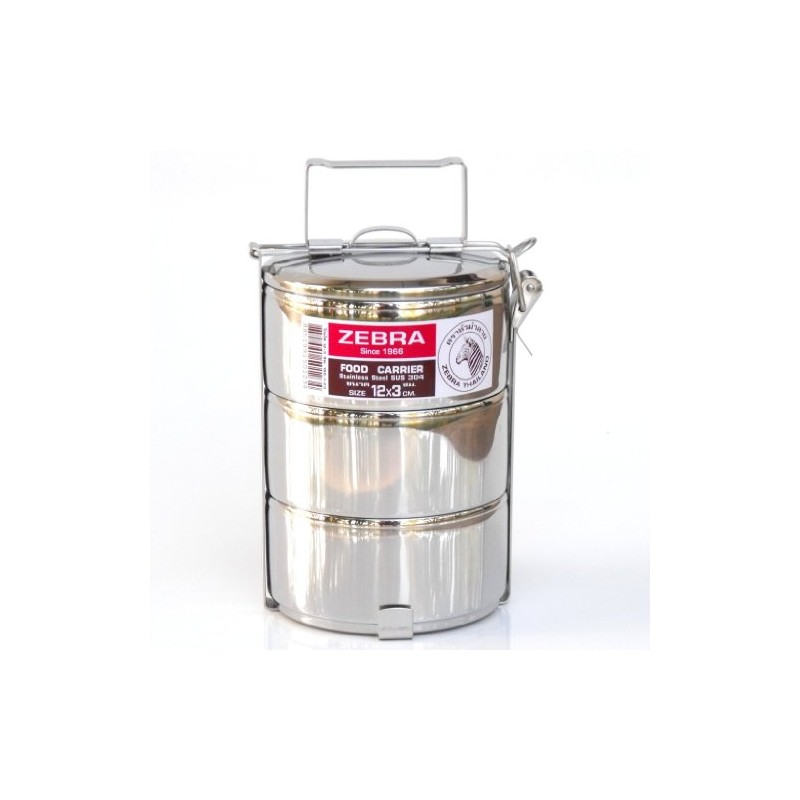 Zebra Thai Stainless Steel Tiffin Food Carrier