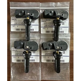 Original OE Set of 4 OEM TPMS Tire Pressure Sensors Kit 28103AJ00A 28103SA001 for Subaru WRX