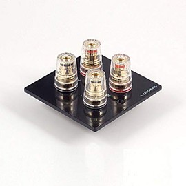 Lyndahl Speaker Panel Multimedia Panel for Speakers Suitable for Flush-Mounted Box / Wall Mounting Box Wall Connection Panels Surround System Black 2-Way