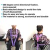 Professional Wheelchair Safety Belt Anti Slip Restraints Fixing Straps for