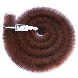 1 x 4m (4 metres) 100mm Brown Hedgehog Gutter Brush - Leaf guard stops blocked gutters