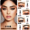 Lápiz de cejas mejorado 2025, maquillaje en gel para cejas