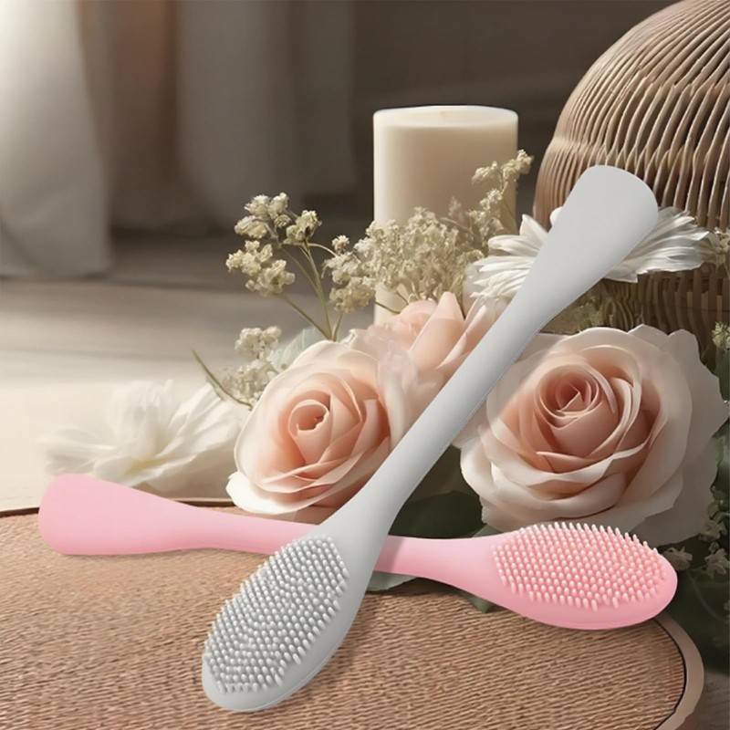 Silicone Face Scrubber Face Mask Applicator Facial Cleansing Brush,Pore Scrubber