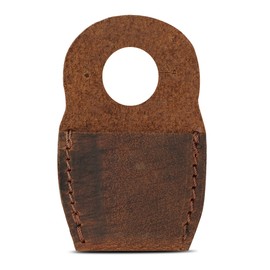 CestAntiQ, Leather Thumb Guard, Finger Protector, Carpenter Carving Accessories, Handmade :: Brown