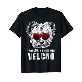 Funny Velcro Yorkshire Terrier T-Shirt Dog Gift