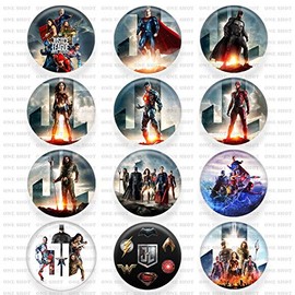 Justice League Pinback Button Favors
