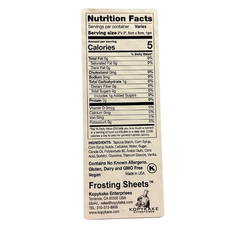 Kopykake Frosting Sheets Premium (Icing Sheets) – 24 Sheets (1