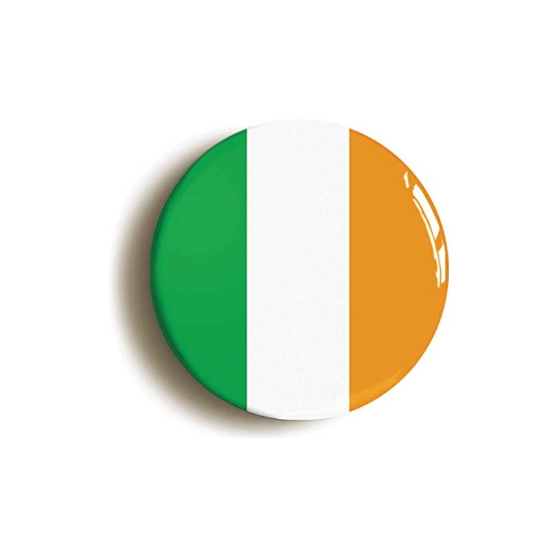 Ozorath IRELAND BADGE BUTTON PIN (Size is 1inch/25mm diameter) ÉIRE