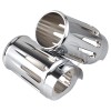 Unbranded Chrome Front Fork Boot Slider Covers Cow Bell For