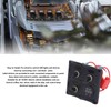 Rocker Switch Panel 3 Gang LED Waterproof DC12V‑24V with Display
