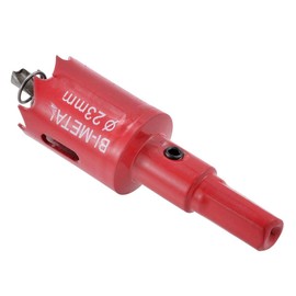 HOHXEN M42 HSS Hole Saw, 23mm Heavy Duty Bi-Metal Hole Saw with Positioning Drill Bit for Cutting Mild Steel, Stainless Steel, Cast Iron, Brass, Aluminium, Wood, PVC Tube, Plasterboard, Density Board