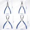 GINWORD 7-inch 4 Pcs Snap Ring Pliers Set, Circlip Pliers