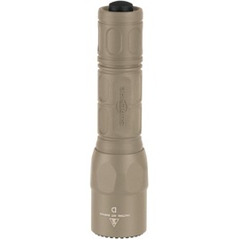 SureFire G2X Pro Dual-Output LED Flashlight with click switch, Desert Tan, Small