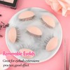 RUINIPOT 6 Pairs Replacement Eyelids for Mannequin Head Removable Realistic