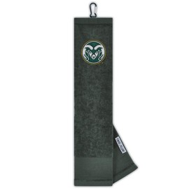 Team Effort Colorado State Rams Face/Club Tri-Fold Embroidered Towel
