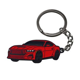 BENDCOKO Car Keychain Compatible with Ford Mustang,Metal Key Chain,For Mustang GT Key chain, Enamel Keychain