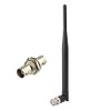 UHF 433MHz Antenna BNC Male Connector for Handheld Amateur &