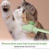 Pet Massage Comb, Hair Removal Brush with Button for Short,