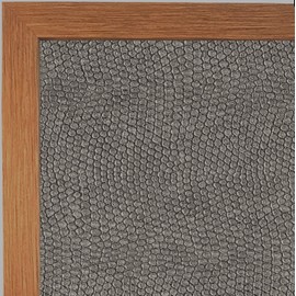 LEATHER PRINT LAP TRAY: Bean Bag Cushioned Laptop Desk, Padded TV Dinner Food Tray for Eating (Crock 98 Wood)