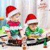 Christmas Electric Train Set Around The Christmas Tree Battery-Powered Train