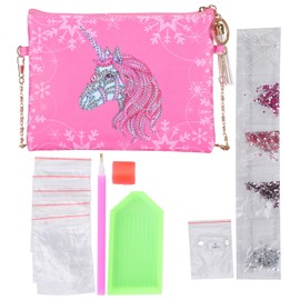 DIY Diamond Painting Purse 5D Women's Coin Wallet Handbag Cosmetic Storage Bag Satchel