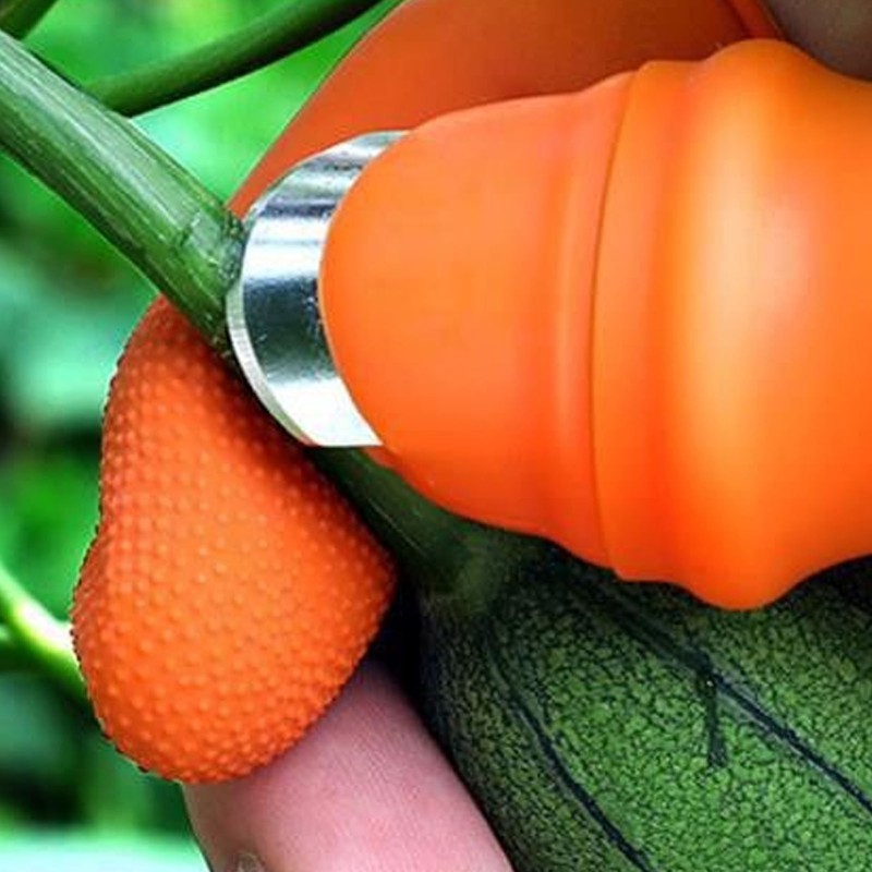 Silicone Thumb Knife Stainless Steel Thumb Knife Picker for Peel
