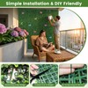 48×120" Faux Ivy Fence Screen Roll UV Resistant Boxwood Privacy