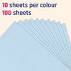 10 Colours, A4 120gsm Coloured Art Paper - Assorted Pack,