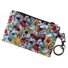 Sundari's Sweet Shoppe Mickey Mouse Zip ID Case Lanyard Key