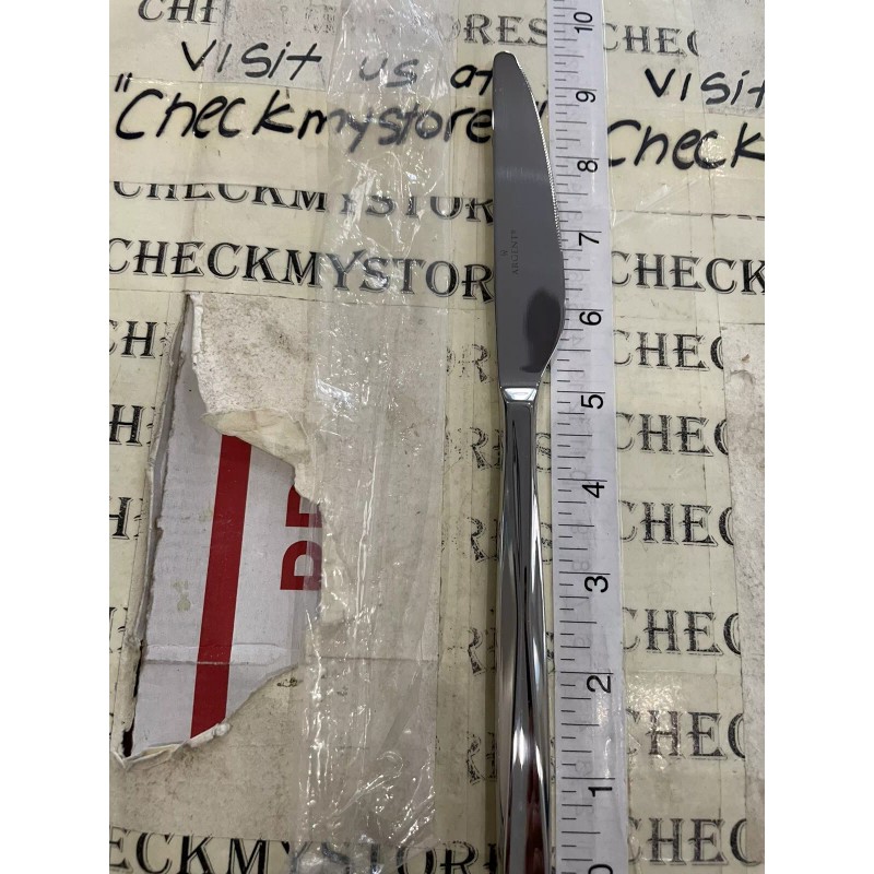 Argent New 1X Dinner Knife ARGENT ORFEVRES Capetown 18/10 STAINLESS