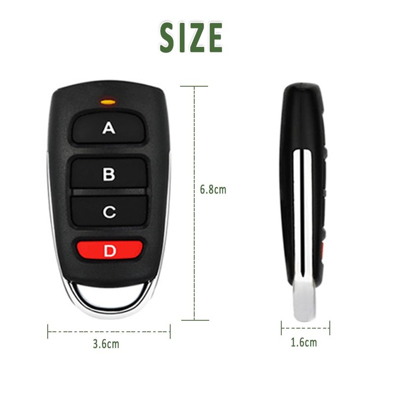 1Pcs Universal Remote Control Garage Door Opener, Garage Door Electric