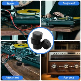 Gadpiparty Speaker Feet Pads for Amplifier 4pcs Furniture Feet Bumpers Speaker Cabinet Legs Pad Anti-Slip