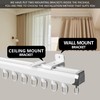 16.4ft Ceiling Curtain Track for Room Divider, Heavy-Duty Curtain Track,