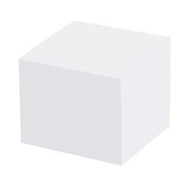 D.RECT Notepad 90 x 90 x 90 mm approx. 850 Sheets Glued Top White