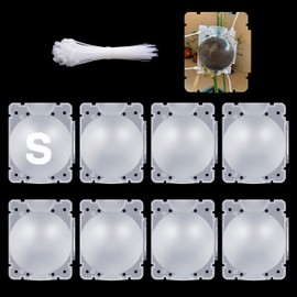 Supking 8 Pcs Air Layering Pods Plant Rooting Grow Propagation Ball Small Transparent Assisted Cutting Rooting Grafting Device Root Box for Plants