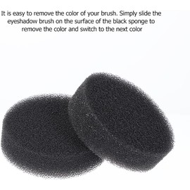 FOMIYES 1Juego Esponja Limpiadora de Brochas de Maquillaje Kit Caja para Limpieza Rápida de Pinceles para Remover Colores Oscuros y Polvos Reutilizable