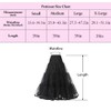 WOWBRIDAL Women's Ankle Length Petticoats Wedding Slips Plus Size Medium