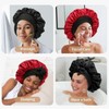 AWAYTR Satin Bonnet Silk Like Bonnets for Sleeping Sleep Cap