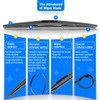 RAINTOK Windshield Wiper Blades Replacement for Subaru Crosstrek Impreza 2017
