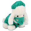 DolliBu White Poodle Dog Doctor Plush Toy - Super Soft