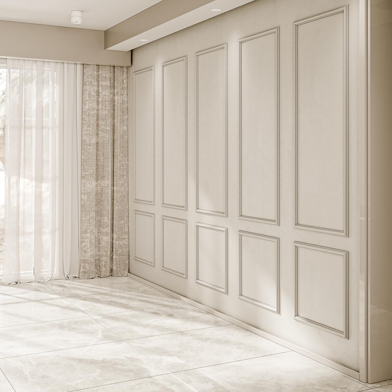 Birdeco Wall molding kit, pre-Cut, Glue Included, Ready to Assemble