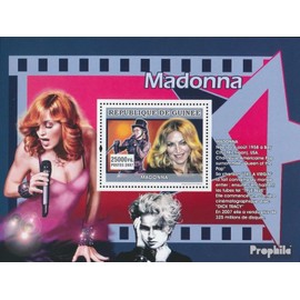 Prophila Collection Guinea Block 1315 (Complete Edition) Mint NH ** MNH 2007 Madonna (Stamps for Collectors) Music/Dance