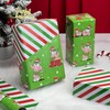 EWES Green Christmas Wrapping Paper Set Funny Rolls Santa Claus
