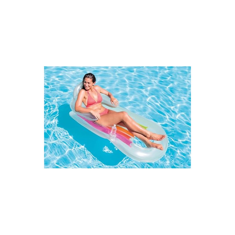Intex King Kool 58802EU Air Mattress Lounge Colour: Blue Ideal