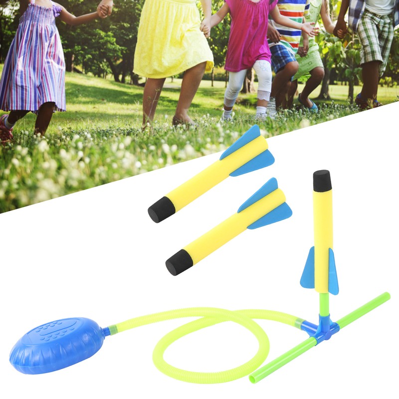 Outdoor Kid Air Pump Jump Rocket for Fun Relaxation 1