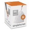 simplehuman Code H Custom Fit Drawstring Trash Bags in Dispenser