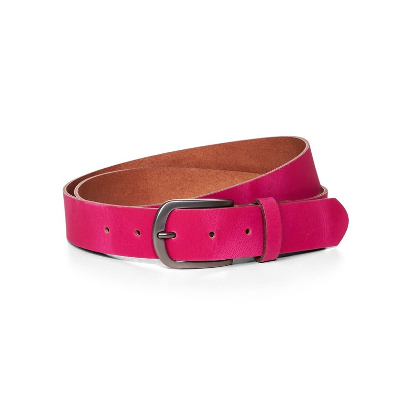 Cecil Women's Leather Belt, chestnut brown