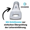 Cembre A5-M10 Pipe Cable Lug 25 mm² M10 Uninsulated Tin-Plated